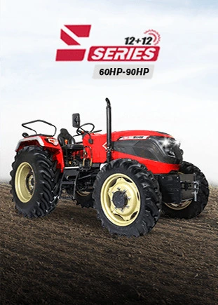 Solis S Series High Power Tractor with 60HP to 90HP, suitable for heavy-duty agricultural tasks